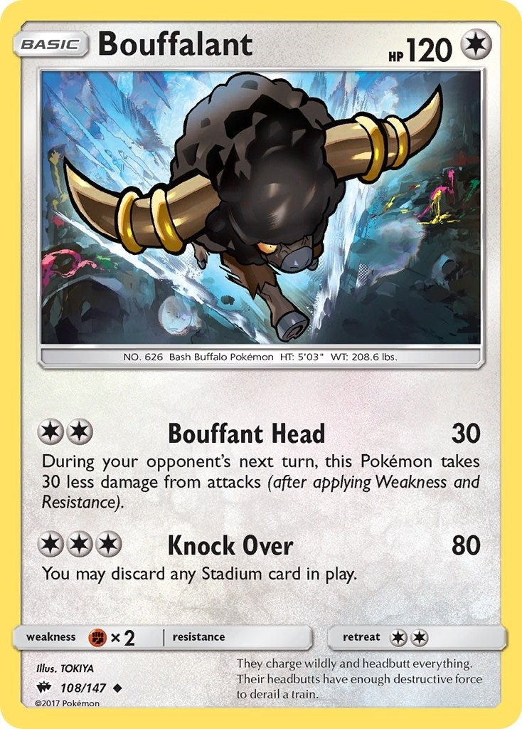 Image for Bouffalant (108/147) (SM03) - Pokemon