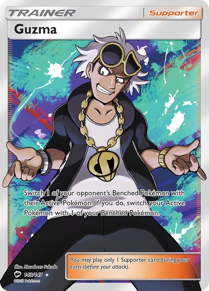 Image for Guzma (Full Art) (143/147) (SM03) - Pokemon