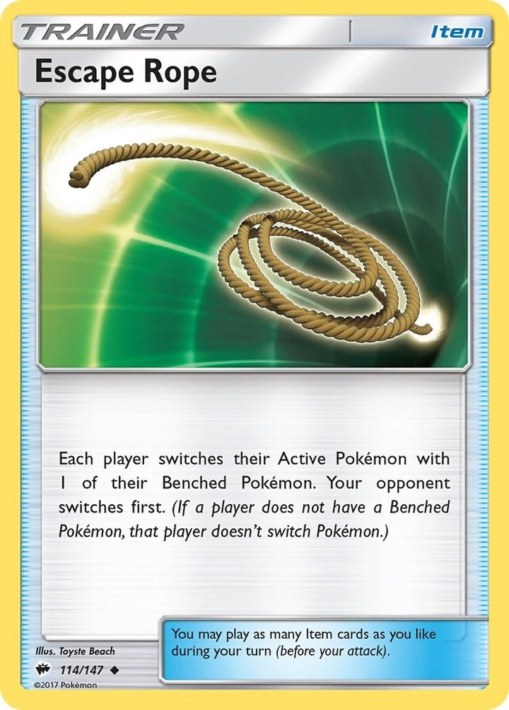 Image for Escape Rope (114/147) (SM03) - Pokemon