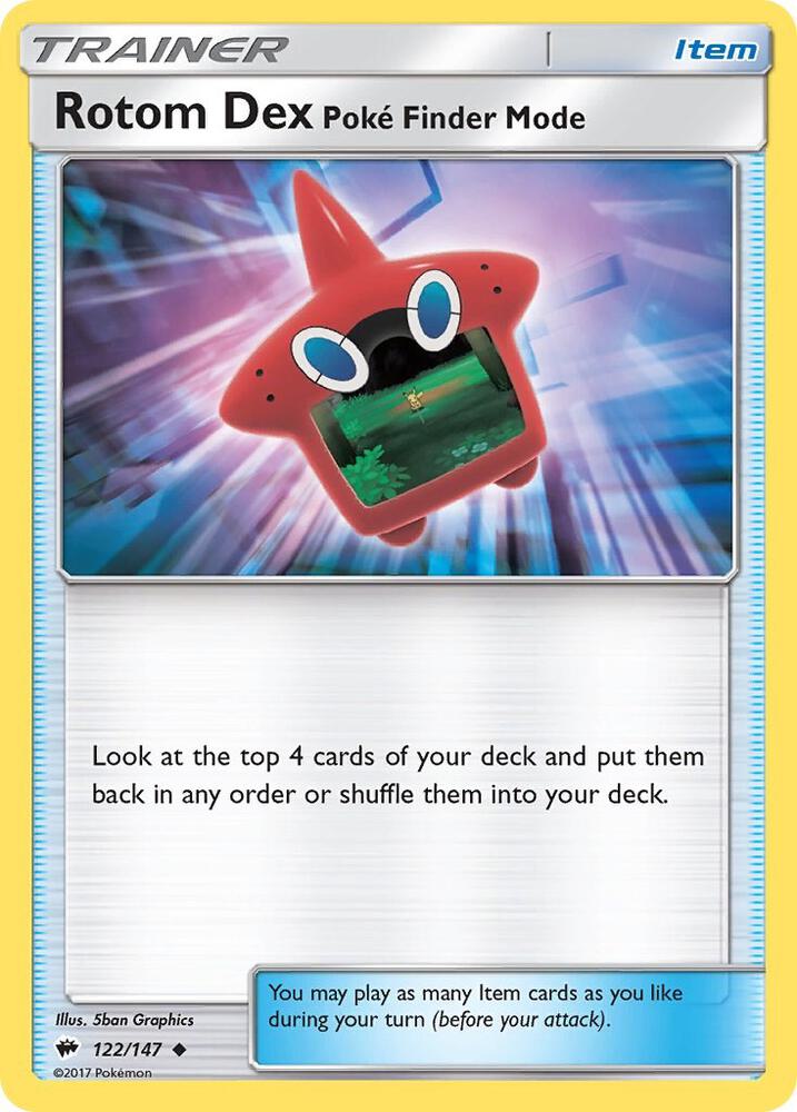 Rotom Dex Poke Finder Mode (122/147) (SM03)
