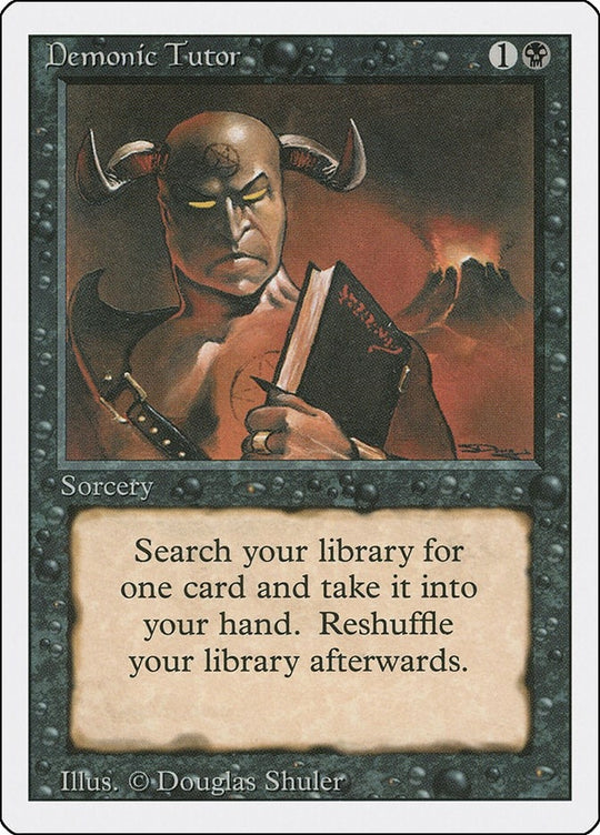 Image for Demonic Tutor - Magic: The Gathering