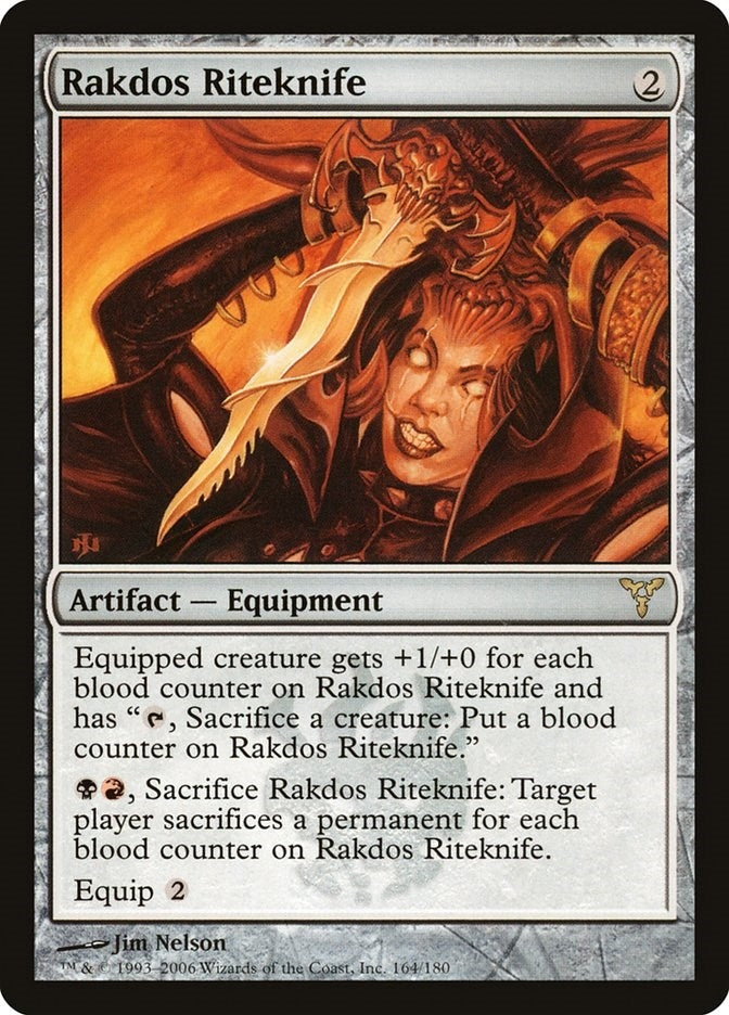 Image for Rakdos Riteknife (164) (DIS) - Magic: The Gathering