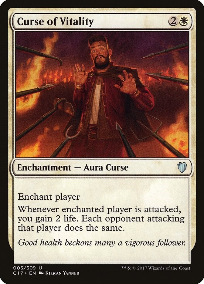 Image for Curse of Vitality (3) - Magic: The Gathering