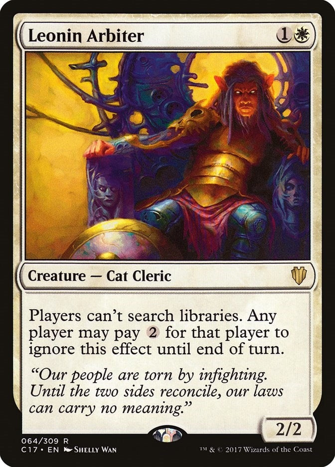 Image for Leonin Arbiter (64) - Magic: The Gathering