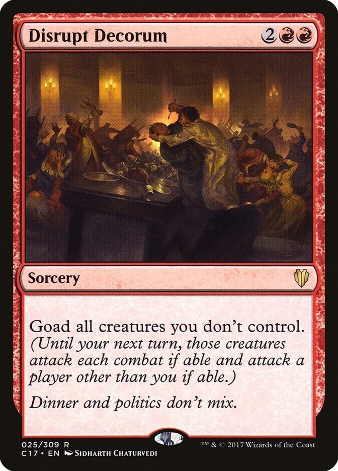 Image for Disrupt Decorum (25) - Magic: The Gathering