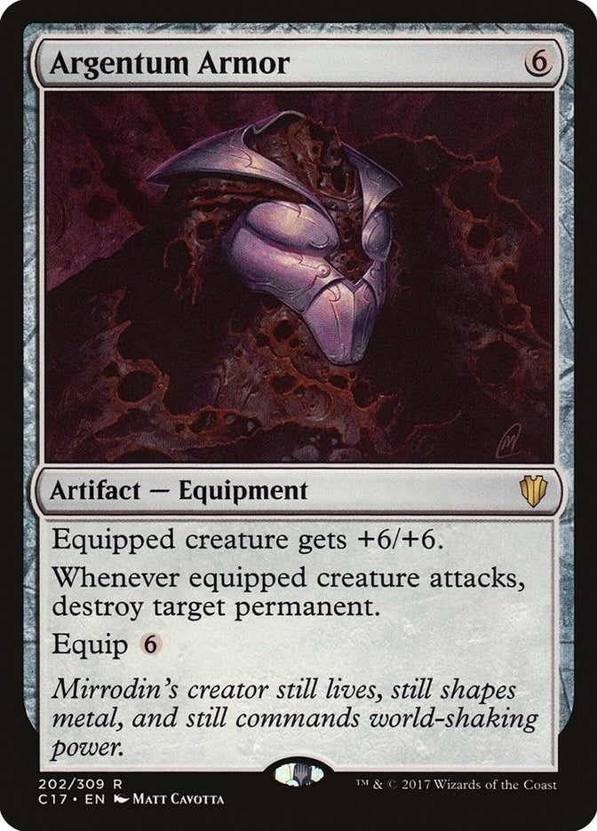 Image for Argentum Armor (202) (C17) - Magic: The Gathering