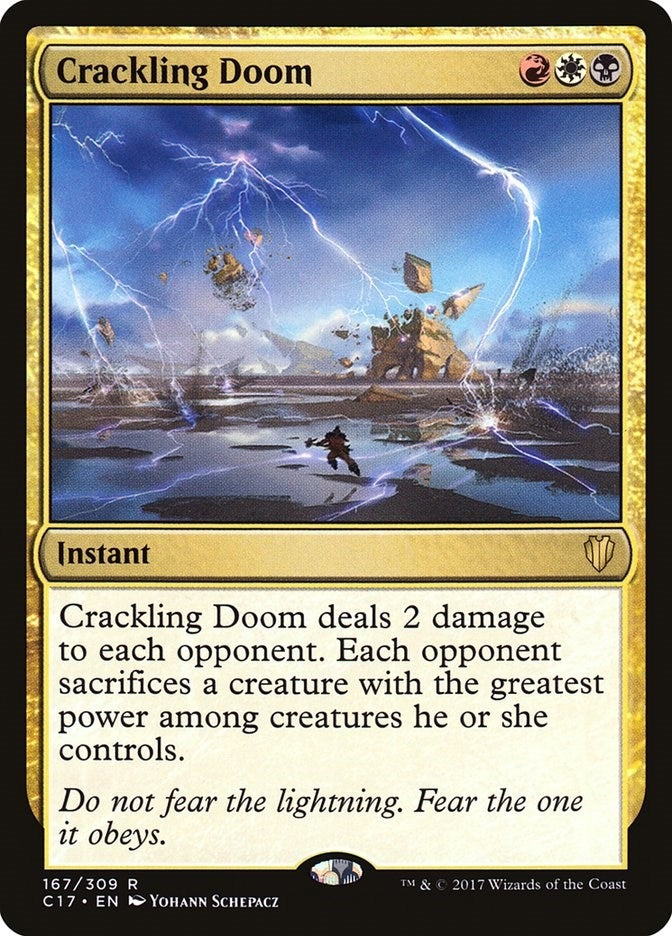 Image for Crackling Doom (167) (C17) - Magic: The Gathering