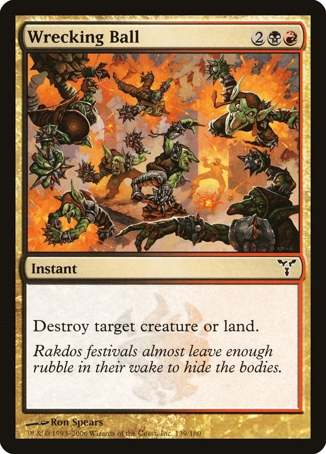 Image for Wrecking Ball (139) (DIS) - Magic: The Gathering