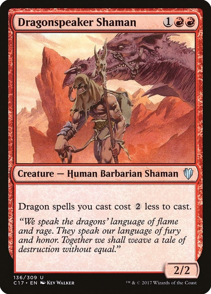 Image for Dragonspeaker Shaman (136) (C17) - Magic: The Gathering