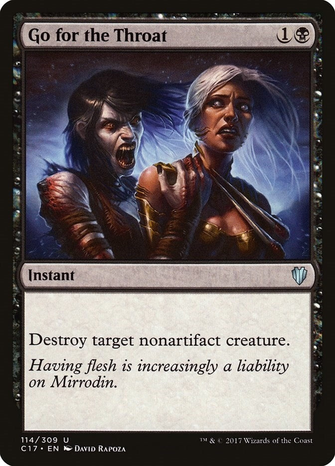 Image for Go for the Throat (114) - Magic: The Gathering