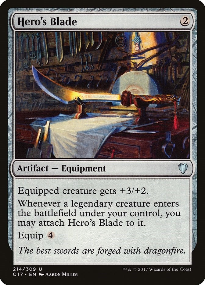 Image for Hero's Blade (214) - Magic: The Gathering