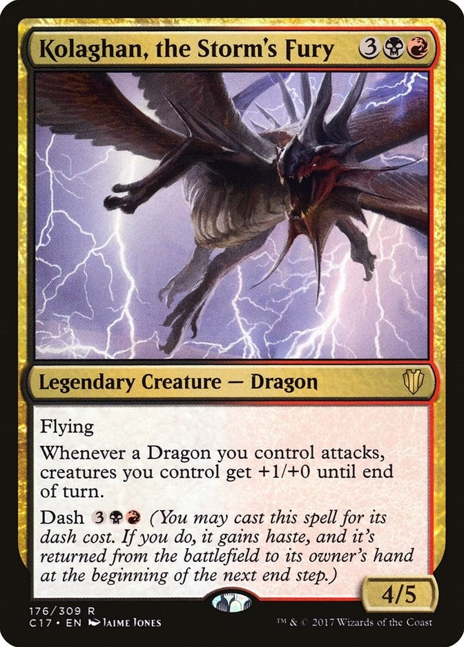 Image for Kolaghan, the Storm's Fury (176) (C17) - Magic: The Gathering