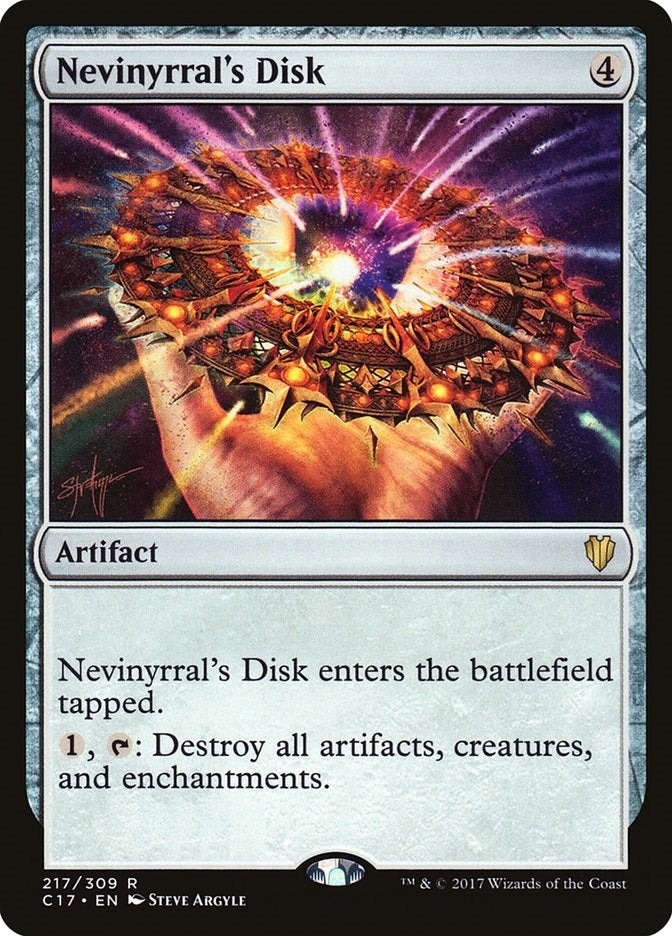 Image for Nevinyrral's Disk (217) (C17) - Magic: The Gathering