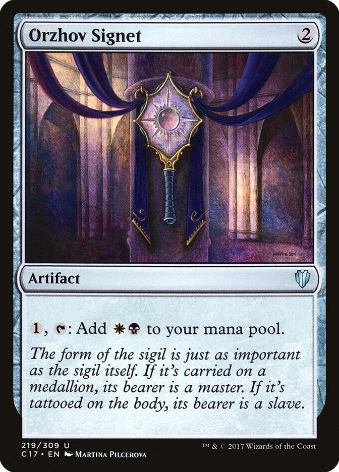 Image for Orzhov Signet (219) - Magic: The Gathering