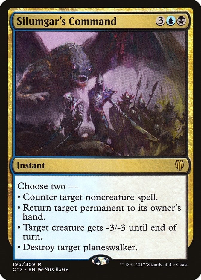 Image for Silumgar's Command (195) - Magic: The Gathering