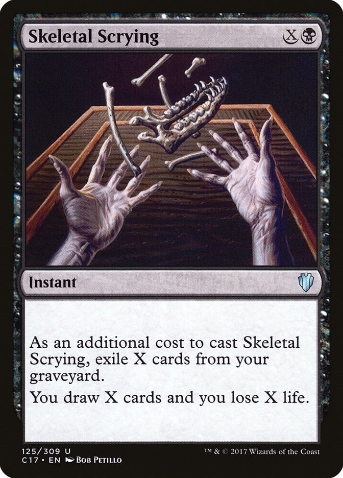 Image for Skeletal Scrying (125) (C17) - Magic: The Gathering