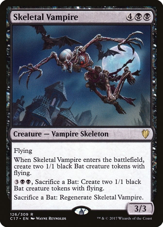 Image for Skeletal Vampire (126) (C17) - Magic: The Gathering