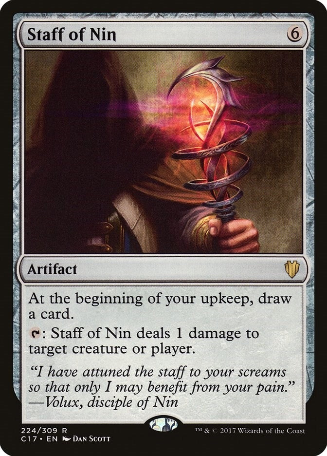 Image for Staff of Nin (224) (C17) - Magic: The Gathering