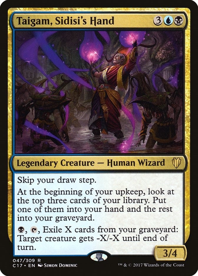 Image for Taigam, Sidisi's Hand (47) (C17) - Magic: The Gathering