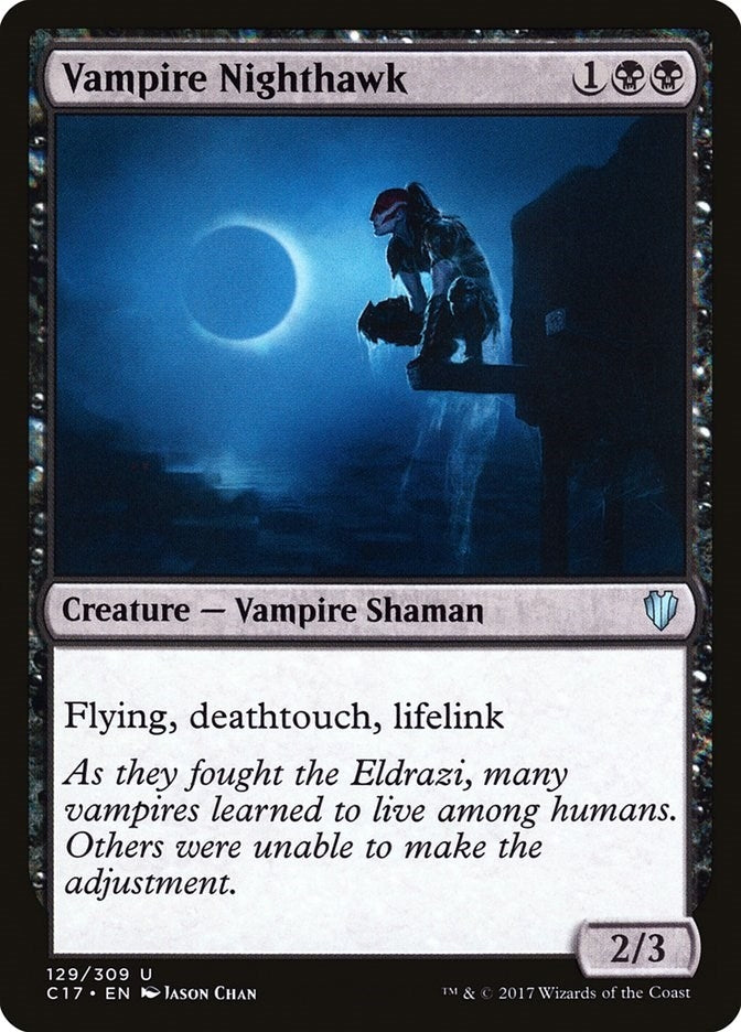 Image for Vampire Nighthawk (129) (C17) - Magic: The Gathering
