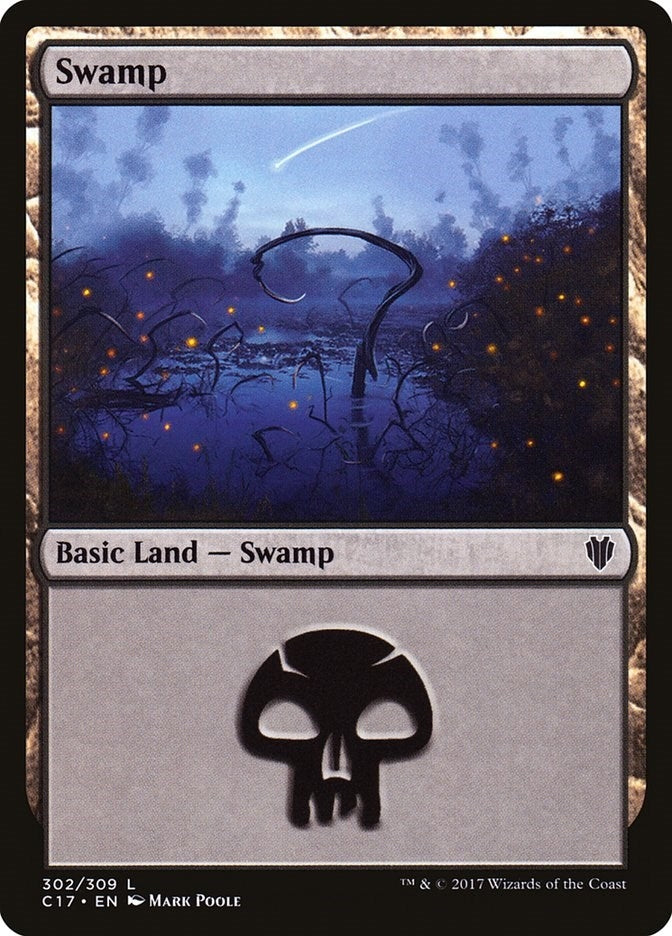 Image for Swamp (302) (302) (C17) - Magic: The Gathering