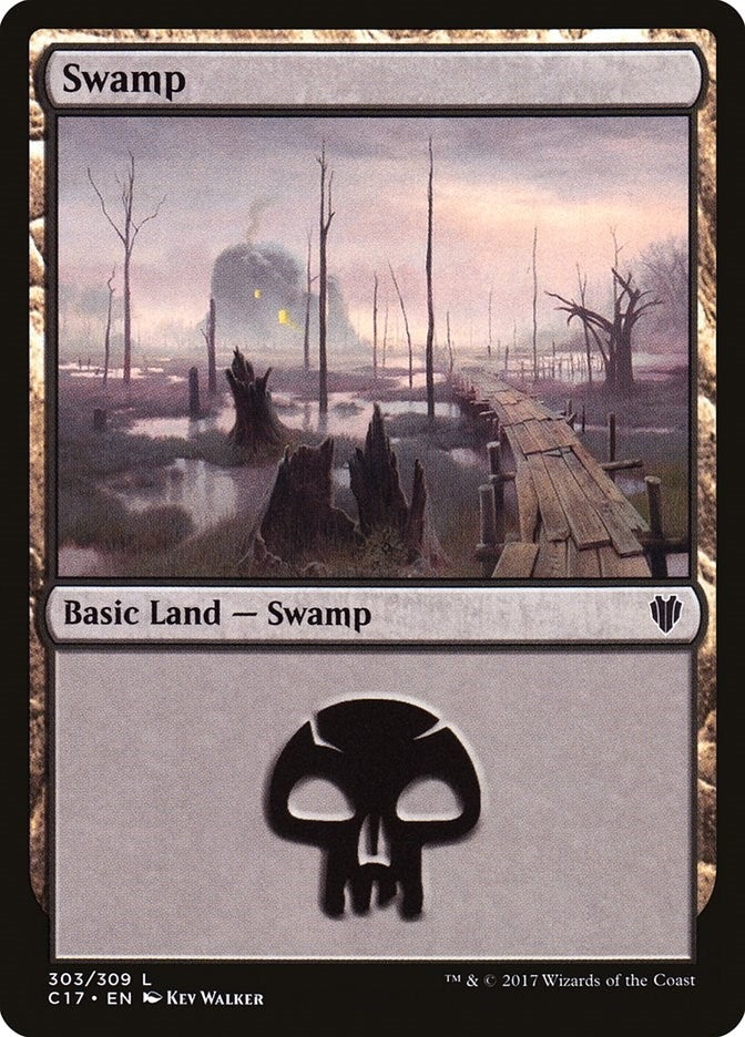 Image for Swamp (303) (303) (C17) - Magic: The Gathering