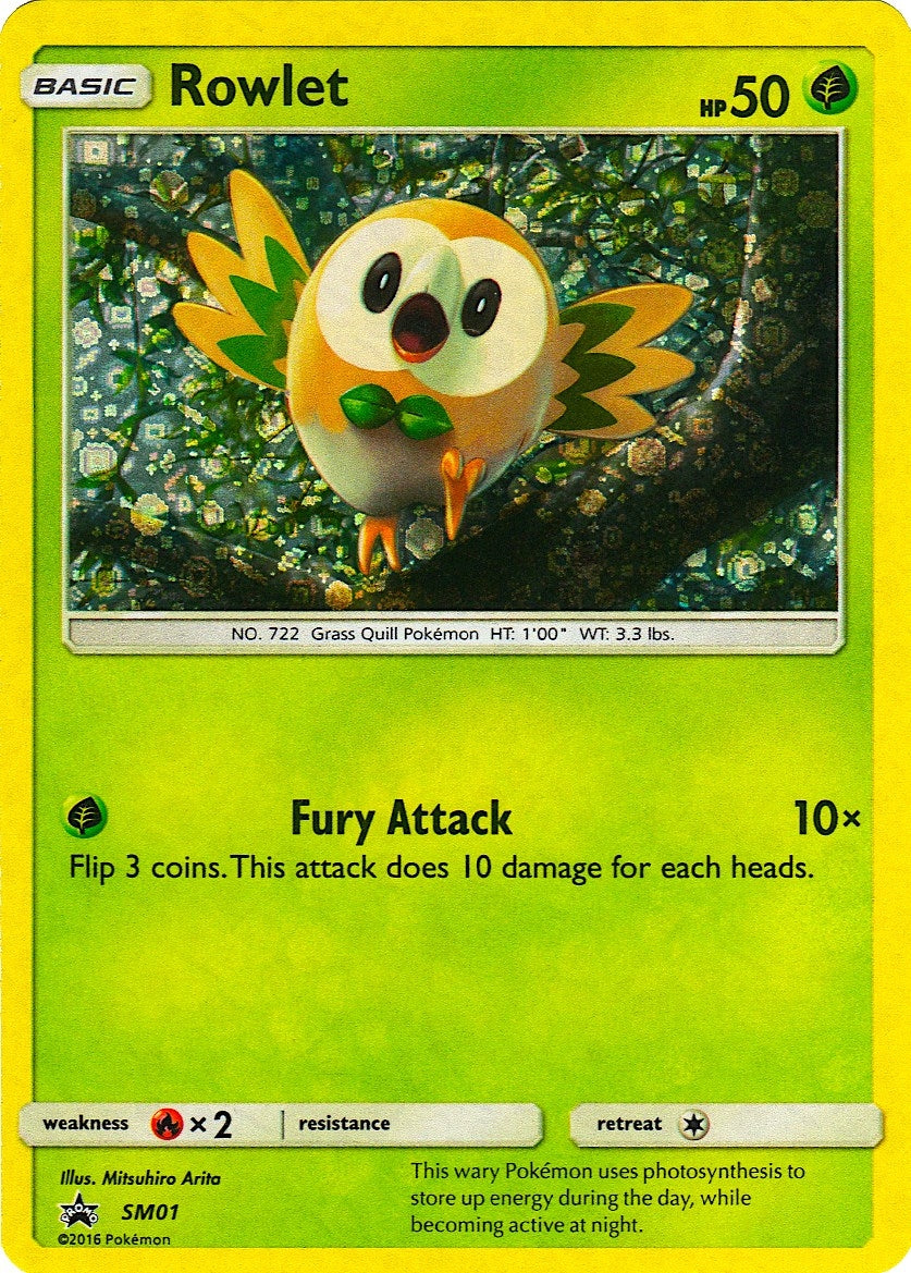 Image for Rowlet - SM01 (General Mills Promo) (SM01) (MCAP) - Pokemon