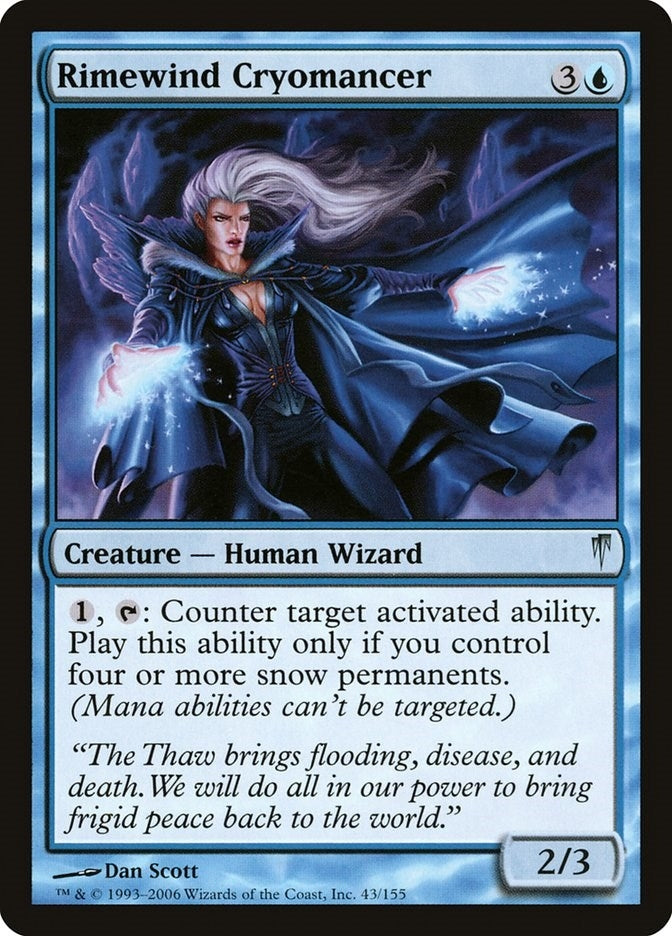 Image for Rimewind Cryomancer (43) - Magic: The Gathering
