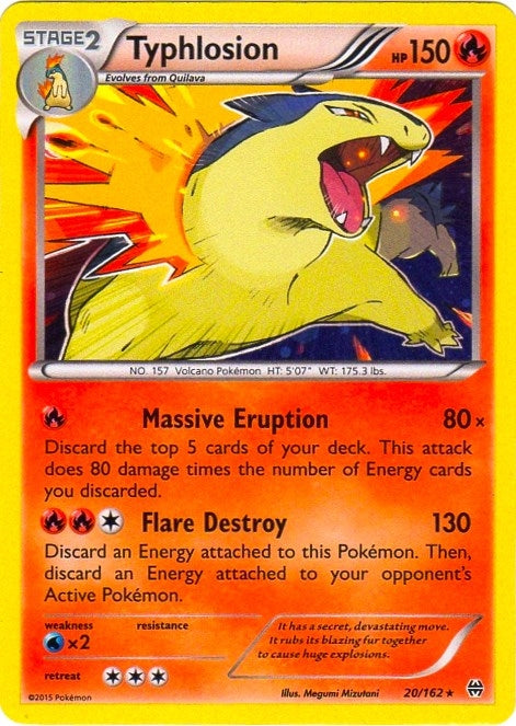 Image for Typhlosion - 20/162 (Cosmos Holo) (020/162) (BLE) - Pokemon
