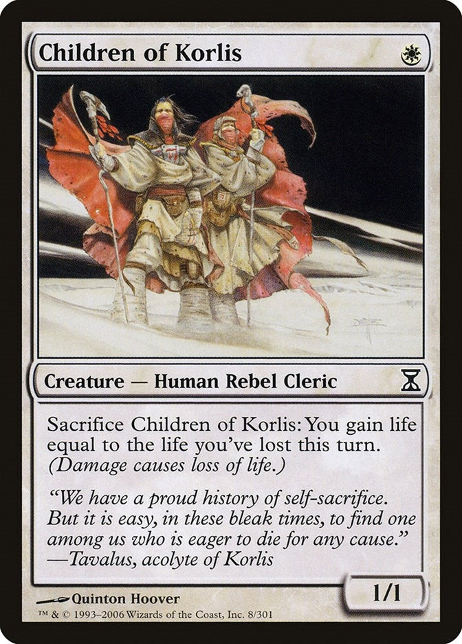 Image for Children of Korlis (8) (TSP) - Magic: The Gathering