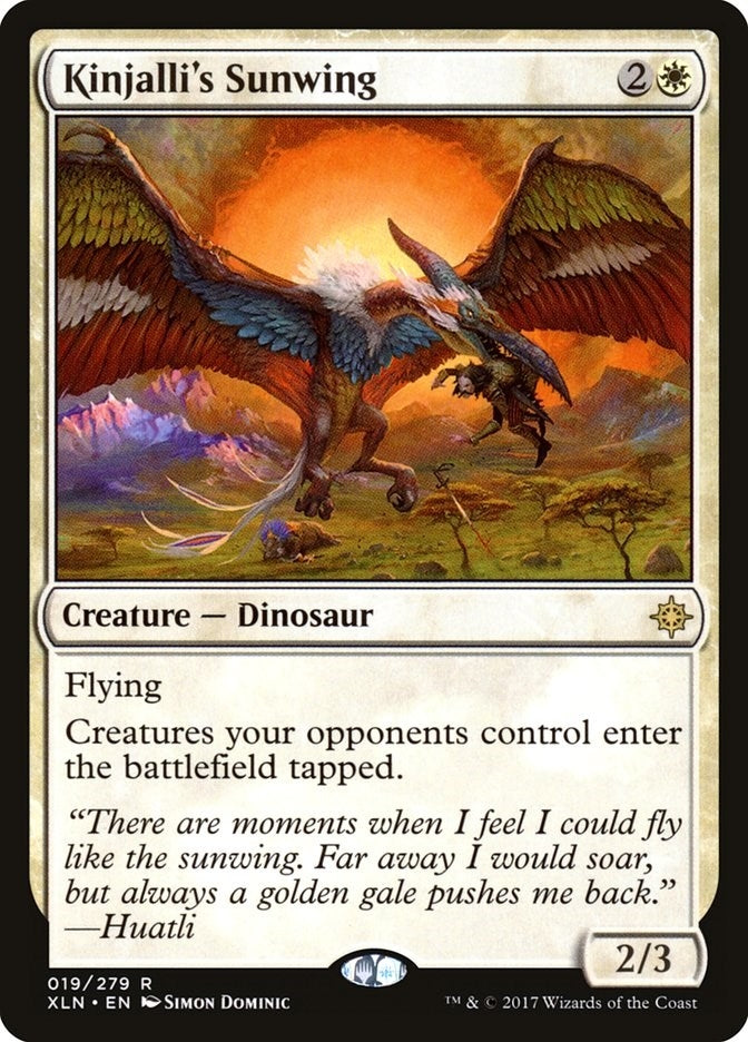 Image for Kinjalli's Sunwing (19) (XLN) - Magic: The Gathering