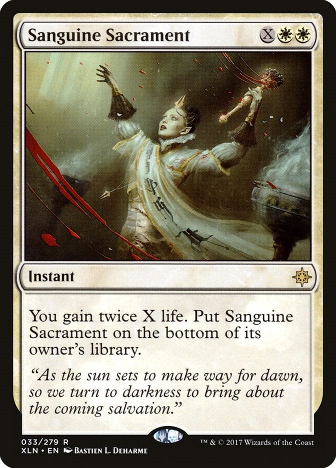 Image for Sanguine Sacrament (33) (XLN) - Magic: The Gathering