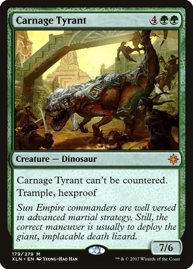 Image for Carnage Tyrant (179) (XLN) - Magic: The Gathering