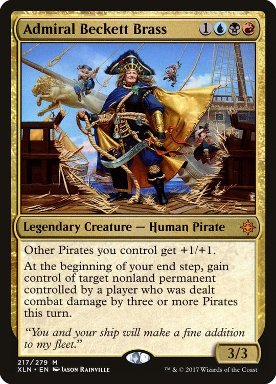 Image for Admiral Beckett Brass (217) (XLN) - Magic: The Gathering