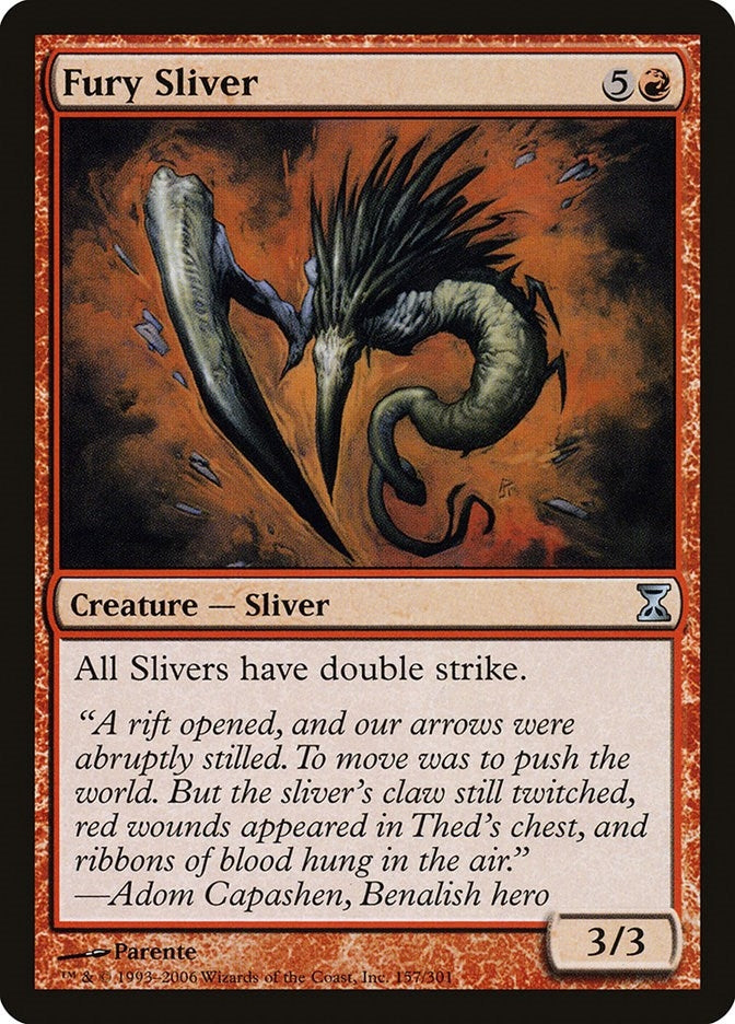 Image for Fury Sliver (157) - Magic: The Gathering