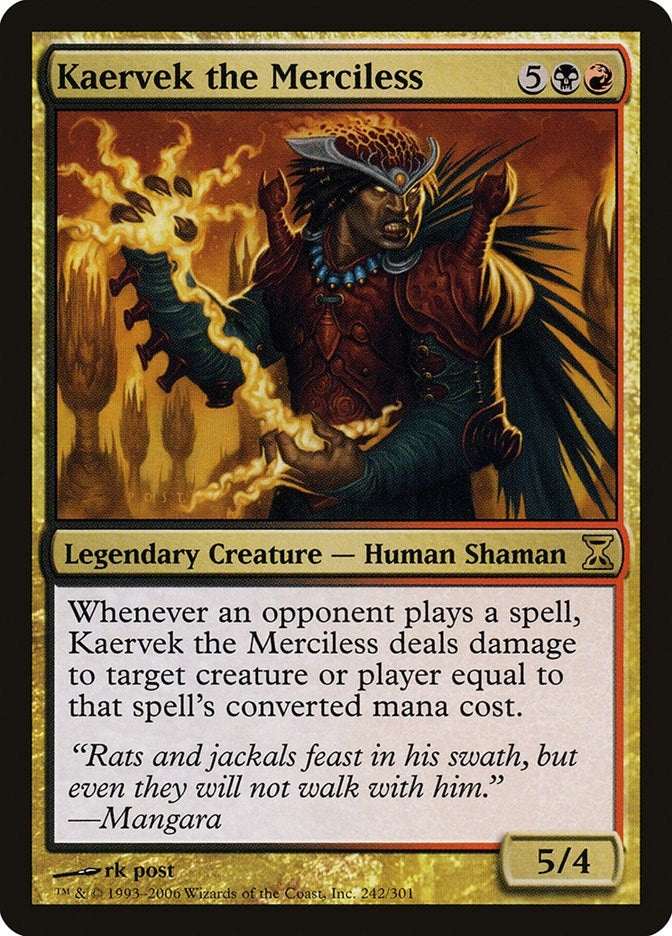 Image for Kaervek the Merciless (242) - Magic: The Gathering