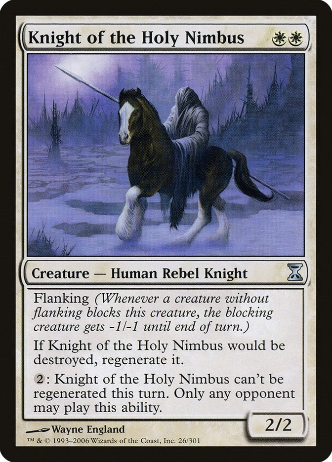 Image for Knight of the Holy Nimbus (26) (TSP) - Magic: The Gathering