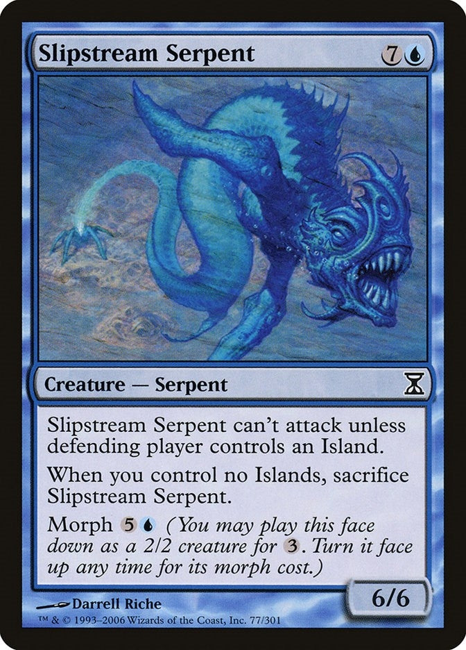 Image for Slipstream Serpent (77) (TSP) - Magic: The Gathering