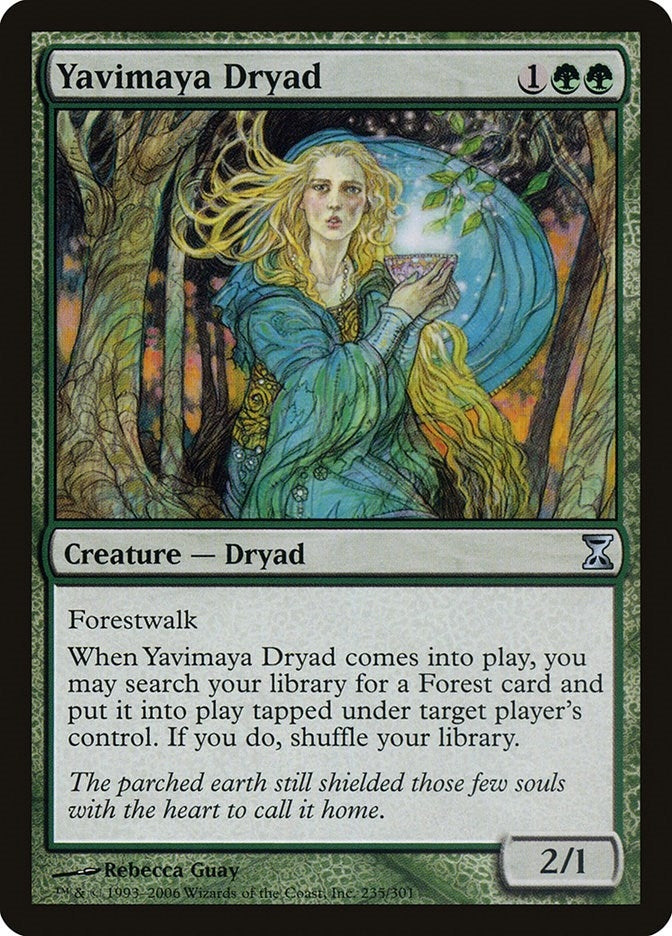 Image for Yavimaya Dryad (235) - Magic: The Gathering