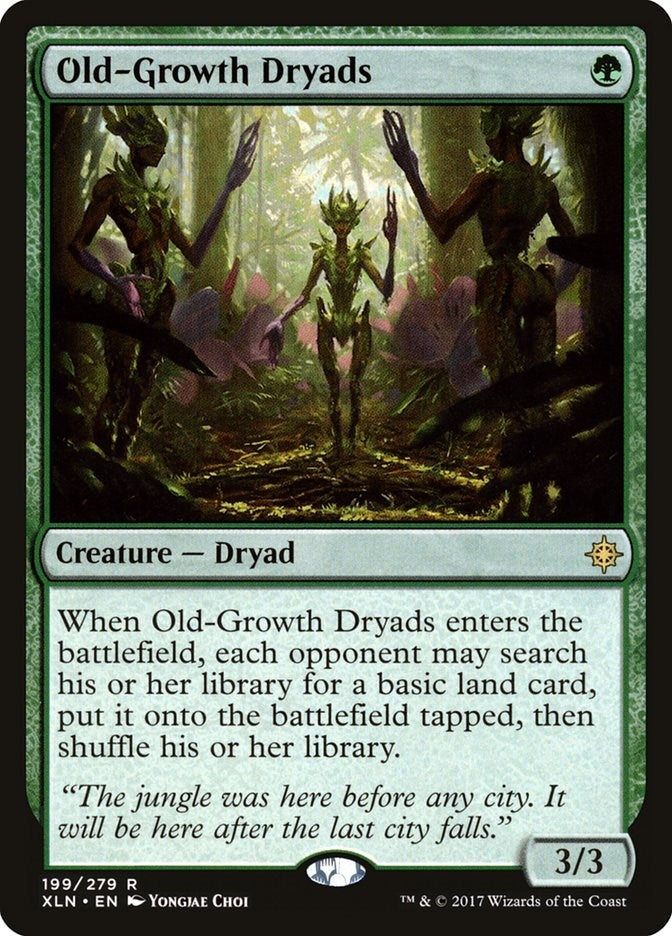 Image for Old-Growth Dryads (199) - Magic: The Gathering