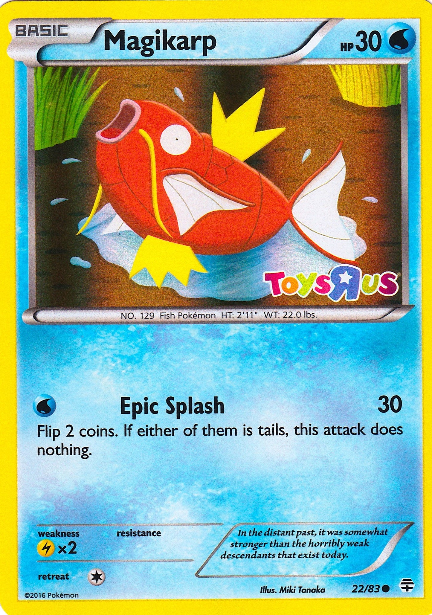 Image for Magikarp - 22/83 (Toys R Us Promo) (022/083) (MCAP) - Pokemon
