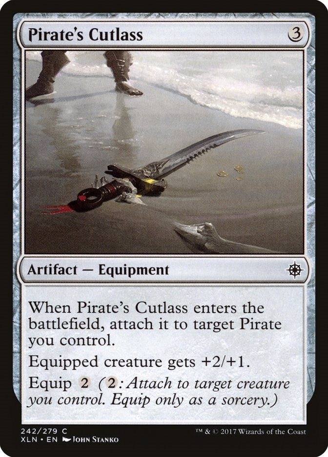 Image for Pirate's Cutlass (242) (XLN) - Magic: The Gathering