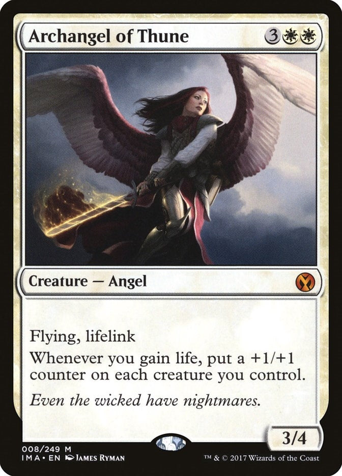 Image for Archangel of Thune (8) (IMA) - Magic: The Gathering