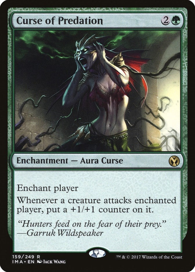 Image for Curse of Predation (159) - Magic: The Gathering
