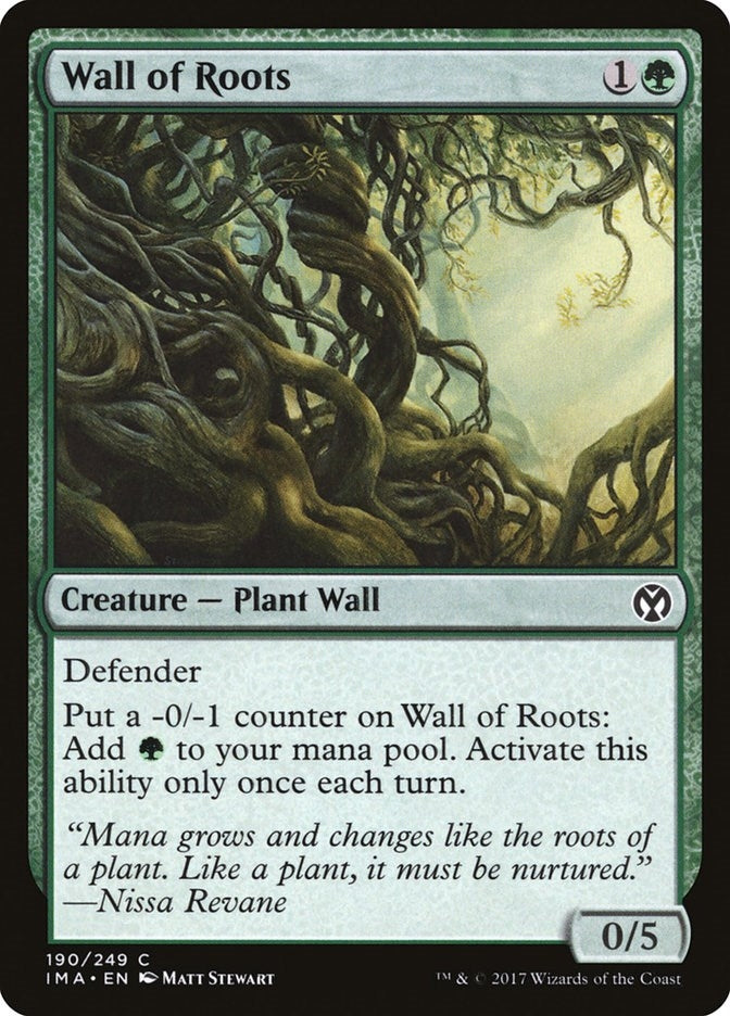 Image for Wall of Roots (190) - Magic: The Gathering
