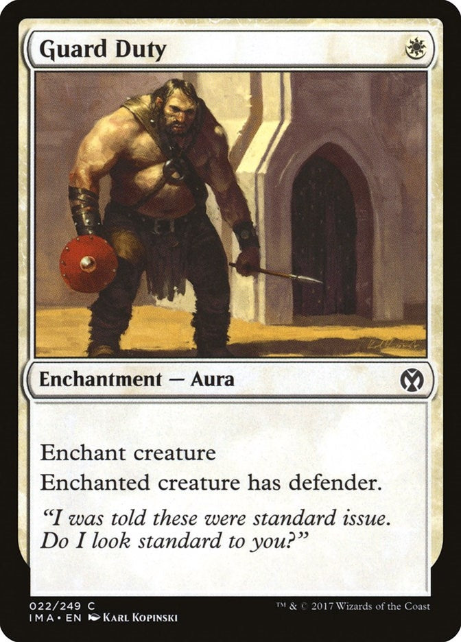 Image for Guard Duty (22) - Magic: The Gathering