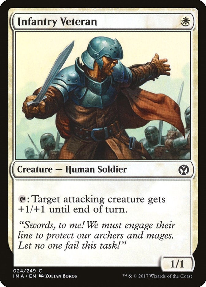 Image for Infantry Veteran (24) - Magic: The Gathering