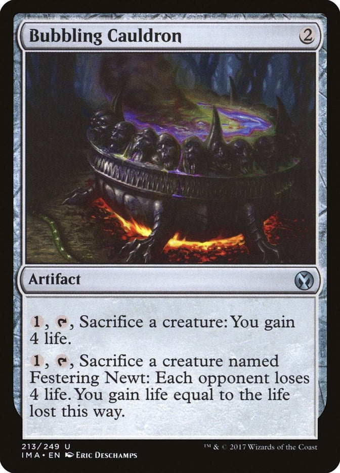 Image for Bubbling Cauldron (213) - Magic: The Gathering