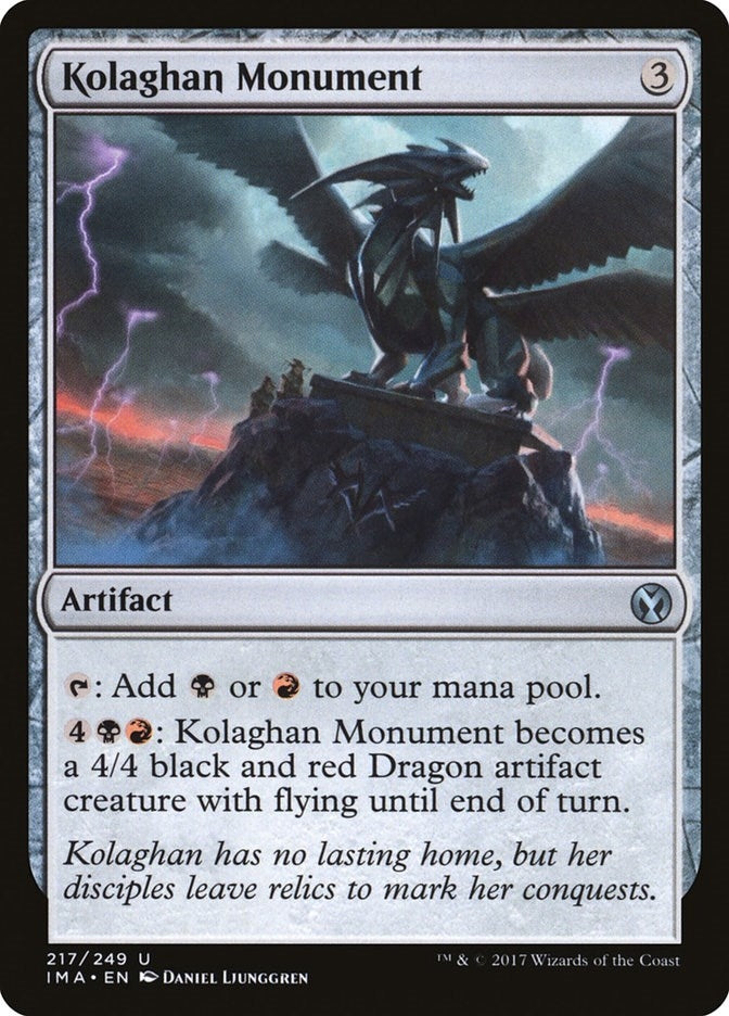 Image for Kolaghan Monument (217) - Magic: The Gathering