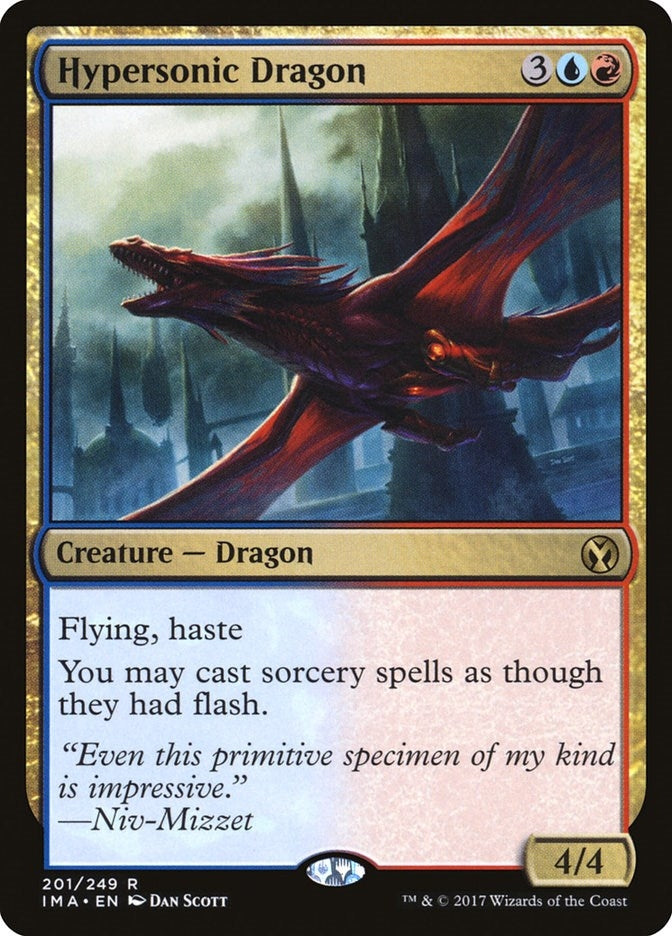 Image for Hypersonic Dragon (201) - Magic: The Gathering